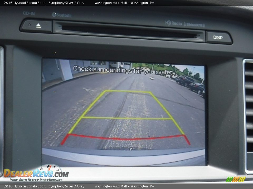 2016 Hyundai Sonata Sport Symphony Silver / Gray Photo #17