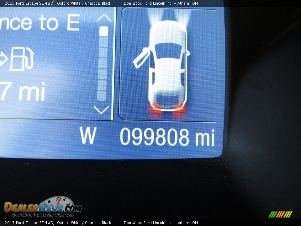 2015 Ford Escape SE 4WD Oxford White / Charcoal Black Photo #29