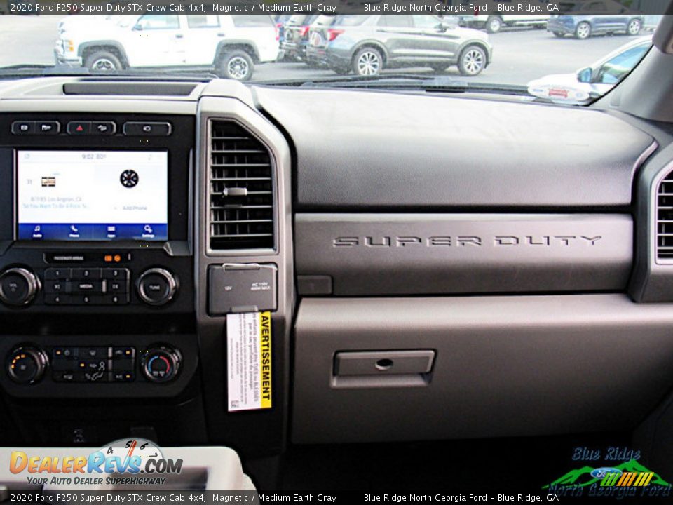 2020 Ford F250 Super Duty STX Crew Cab 4x4 Magnetic / Medium Earth Gray Photo #17