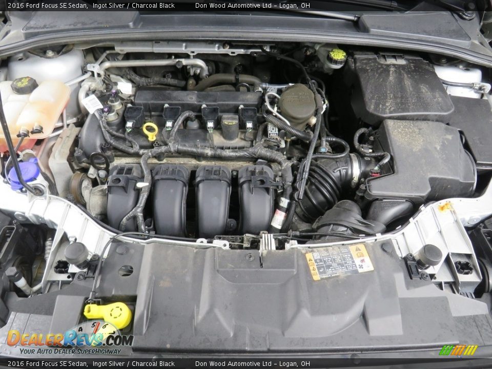 2016 Ford Focus SE Sedan Ingot Silver / Charcoal Black Photo #7