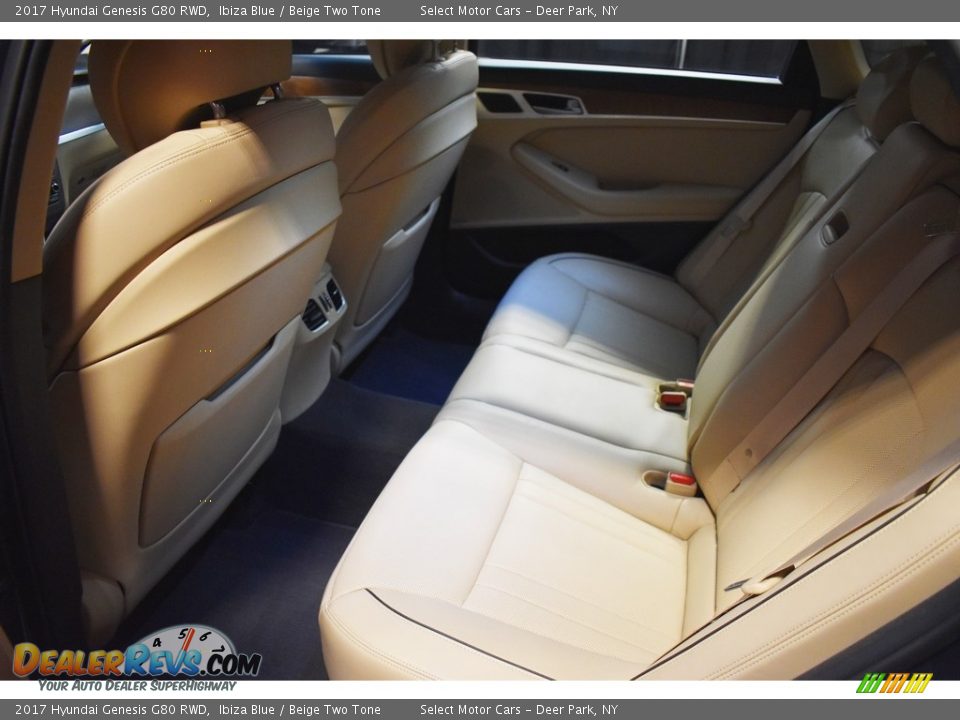 Rear Seat of 2017 Hyundai Genesis G80 RWD Photo #9