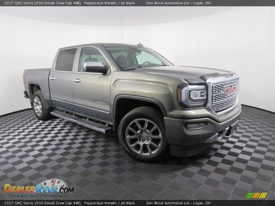 2017 GMC Sierra 1500 Denali Crew Cab 4WD Pepperdust Metallic / Jet Black Photo #5