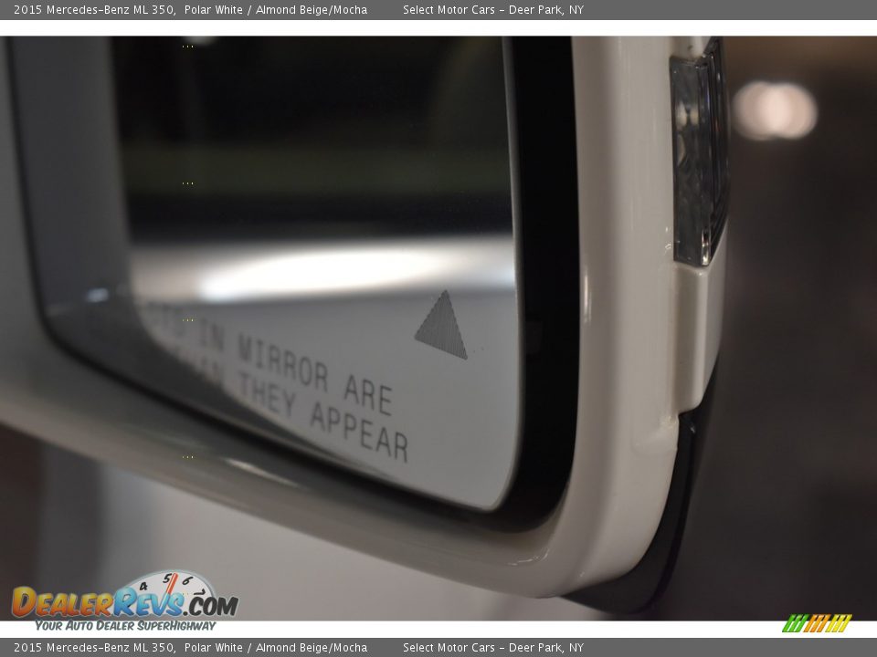 2015 Mercedes-Benz ML 350 Polar White / Almond Beige/Mocha Photo #9