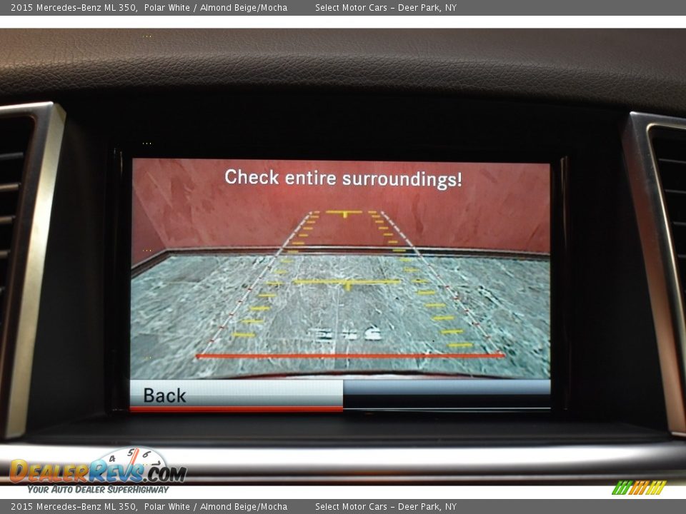 2015 Mercedes-Benz ML 350 Polar White / Almond Beige/Mocha Photo #13