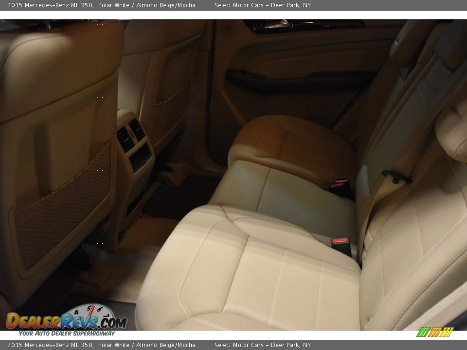 2015 Mercedes-Benz ML 350 Polar White / Almond Beige/Mocha Photo #16