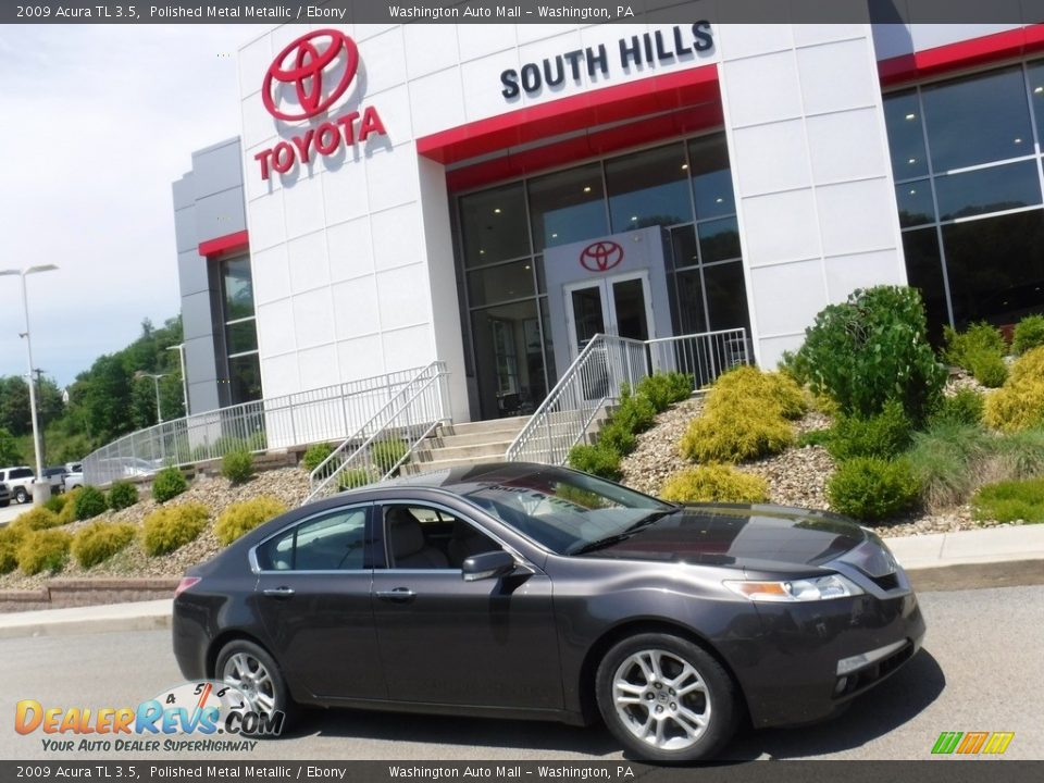 2009 Acura TL 3.5 Polished Metal Metallic / Ebony Photo #2