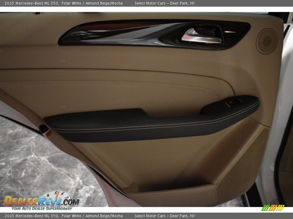 2015 Mercedes-Benz ML 350 Polar White / Almond Beige/Mocha Photo #18