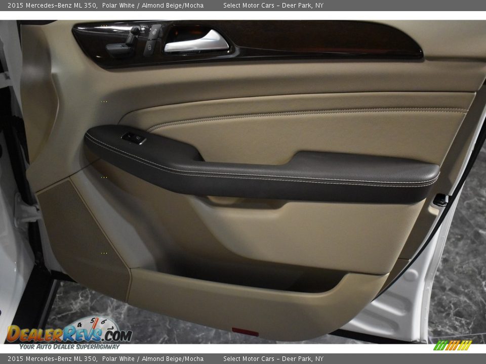 2015 Mercedes-Benz ML 350 Polar White / Almond Beige/Mocha Photo #20