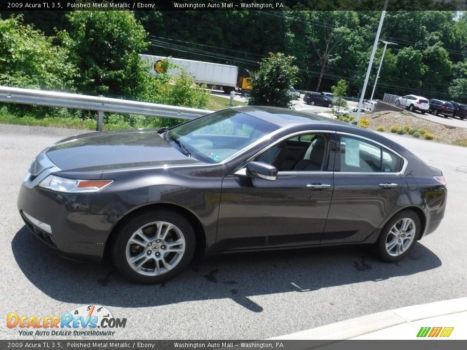 2009 Acura TL 3.5 Polished Metal Metallic / Ebony Photo #6
