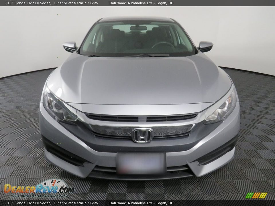 2017 Honda Civic LX Sedan Lunar Silver Metallic / Gray Photo #5