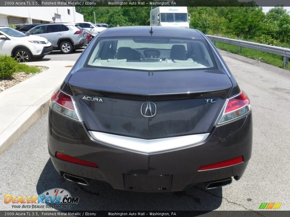 2009 Acura TL 3.5 Polished Metal Metallic / Ebony Photo #8