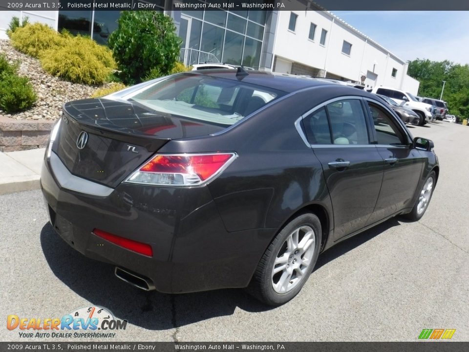 2009 Acura TL 3.5 Polished Metal Metallic / Ebony Photo #9