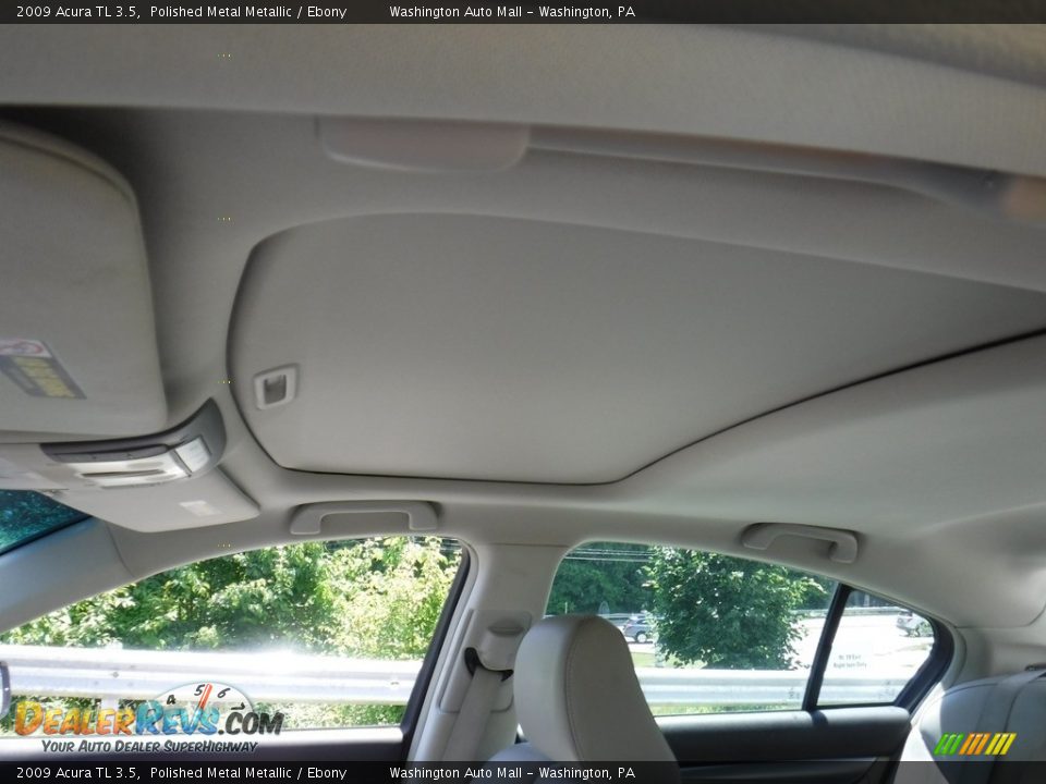 2009 Acura TL 3.5 Polished Metal Metallic / Ebony Photo #10