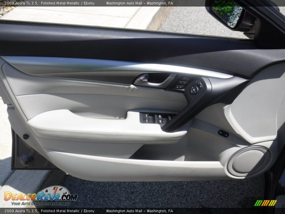 2009 Acura TL 3.5 Polished Metal Metallic / Ebony Photo #12