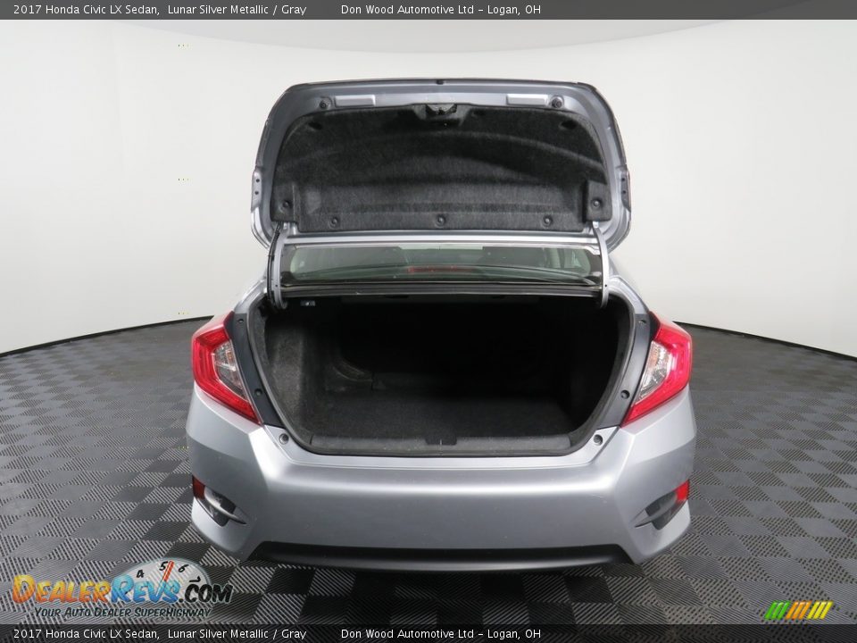 2017 Honda Civic LX Sedan Lunar Silver Metallic / Gray Photo #13