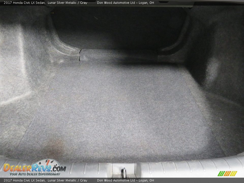 2017 Honda Civic LX Sedan Lunar Silver Metallic / Gray Photo #14