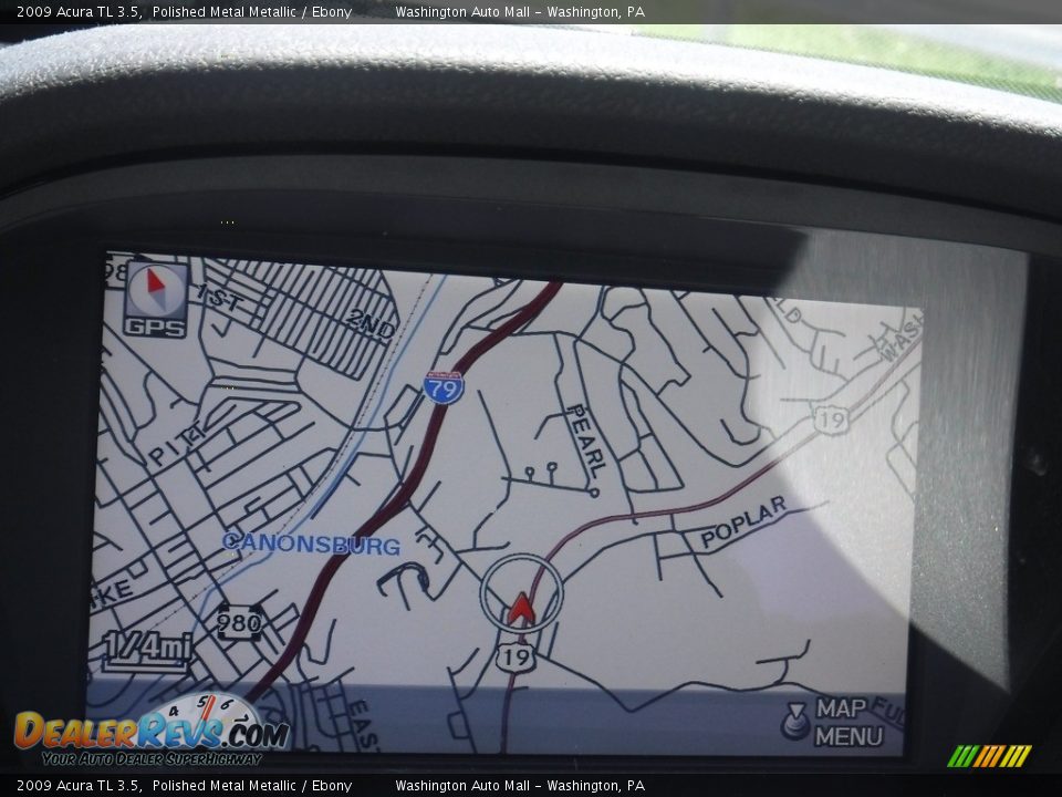 2009 Acura TL 3.5 Polished Metal Metallic / Ebony Photo #16