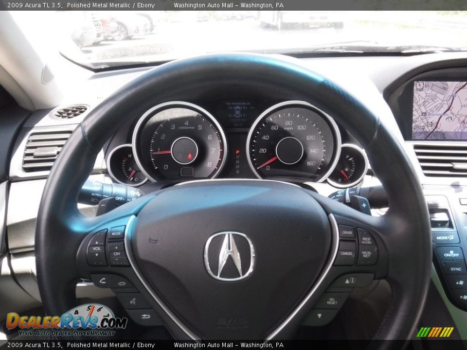 2009 Acura TL 3.5 Polished Metal Metallic / Ebony Photo #20