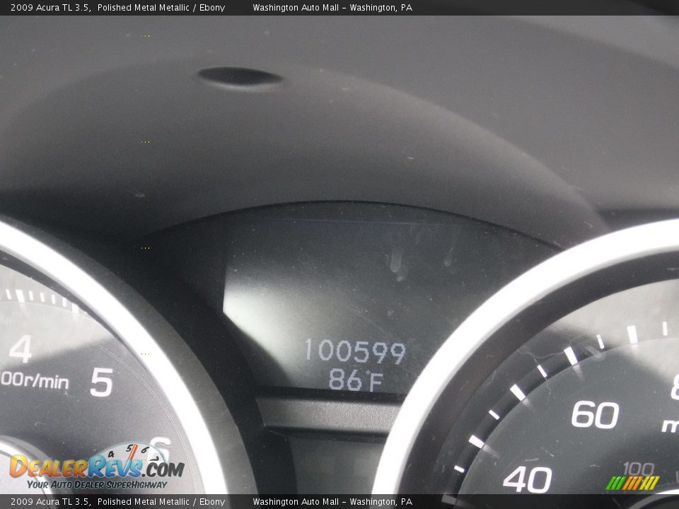 2009 Acura TL 3.5 Polished Metal Metallic / Ebony Photo #25