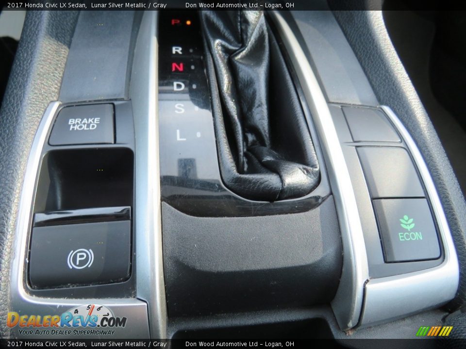 2017 Honda Civic LX Sedan Lunar Silver Metallic / Gray Photo #26