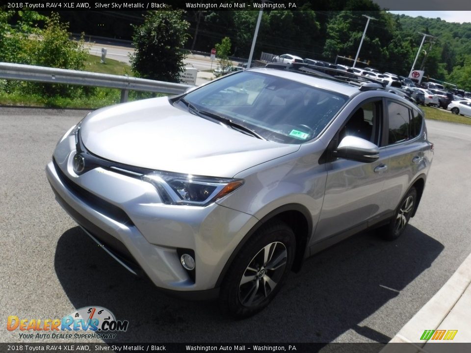 2018 Toyota RAV4 XLE AWD Silver Sky Metallic / Black Photo #6