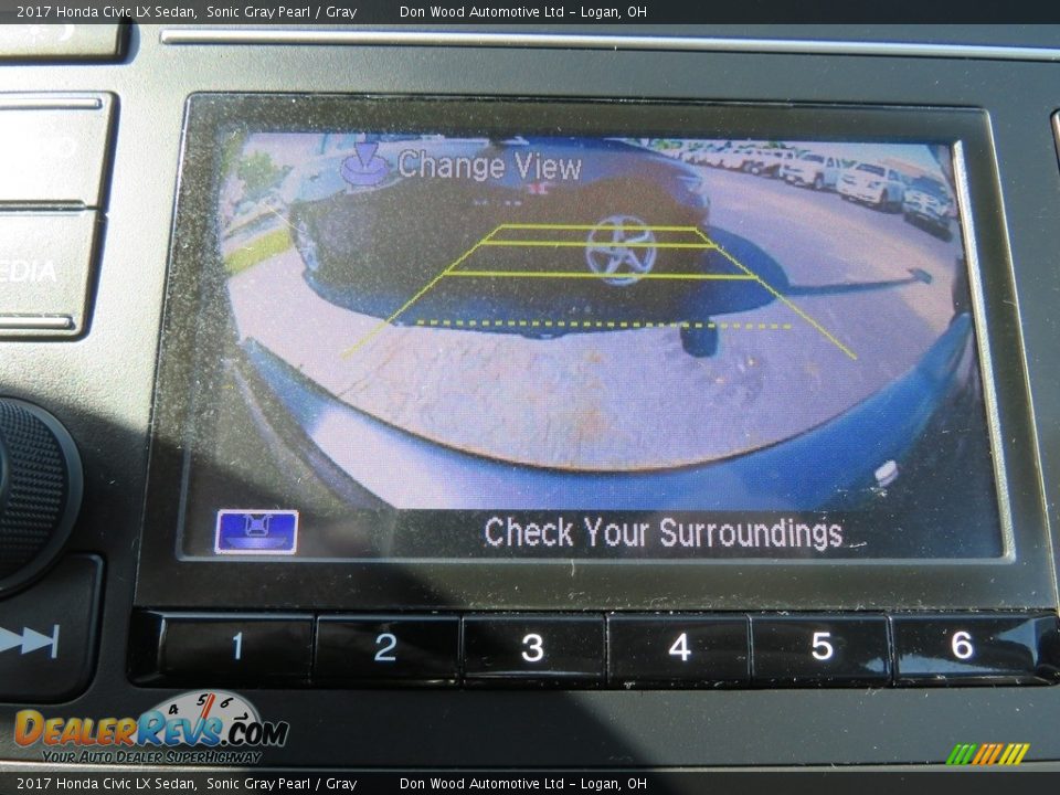 2017 Honda Civic LX Sedan Sonic Gray Pearl / Gray Photo #2