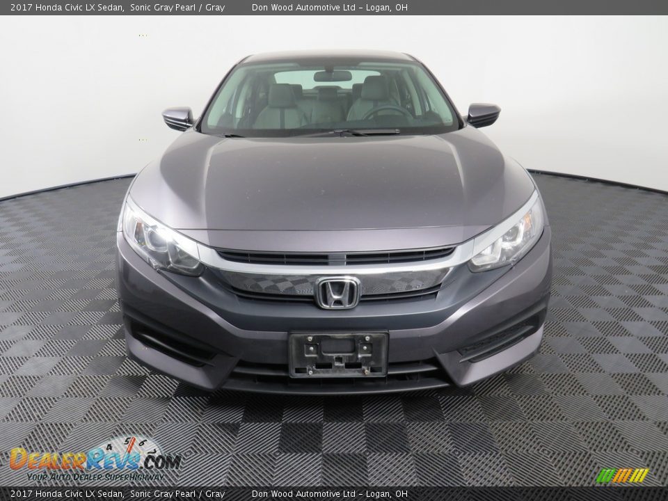 2017 Honda Civic LX Sedan Sonic Gray Pearl / Gray Photo #5
