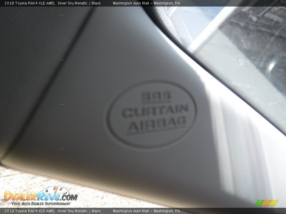 2018 Toyota RAV4 XLE AWD Silver Sky Metallic / Black Photo #25