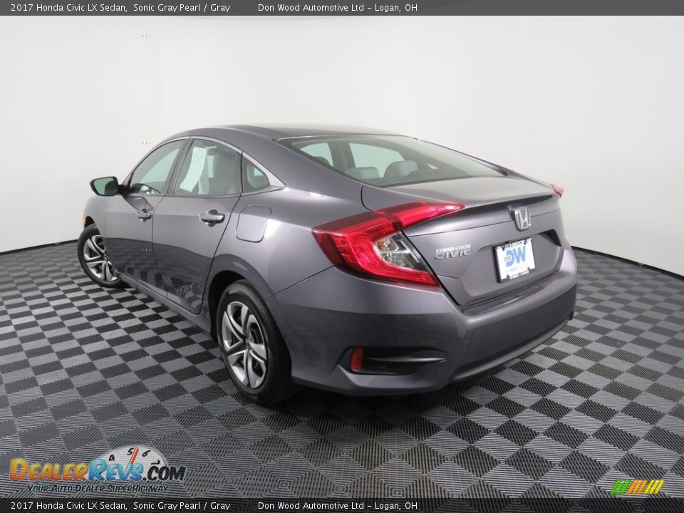 2017 Honda Civic LX Sedan Sonic Gray Pearl / Gray Photo #11