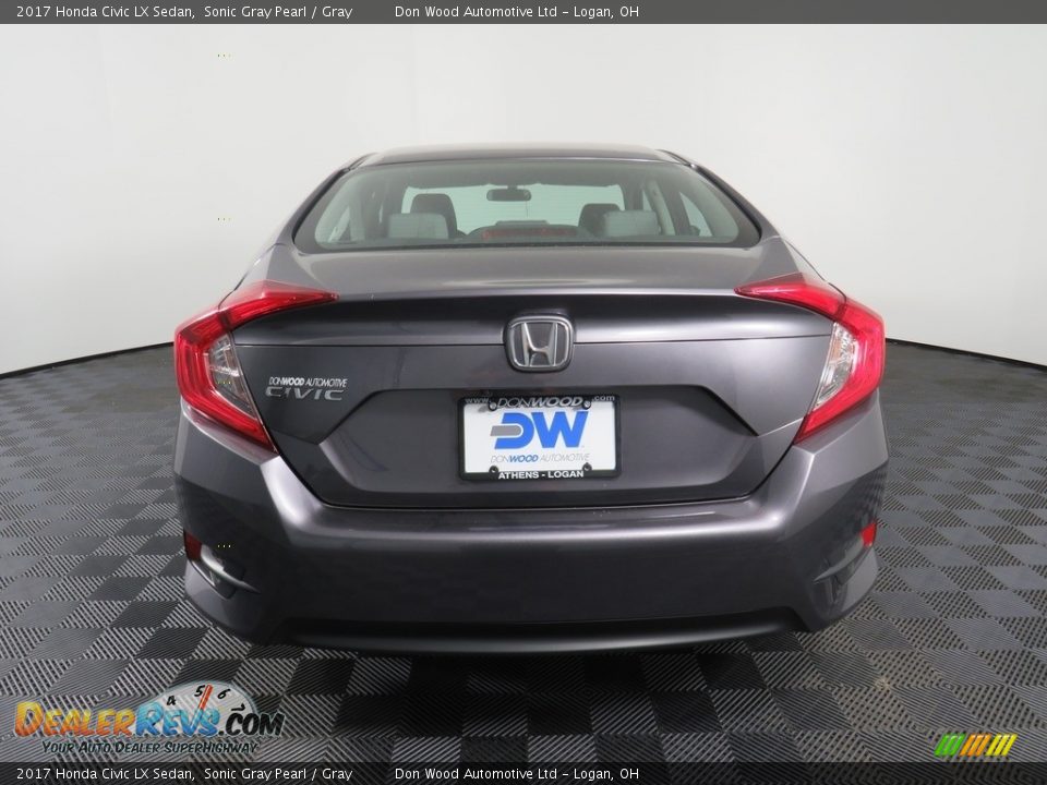2017 Honda Civic LX Sedan Sonic Gray Pearl / Gray Photo #12