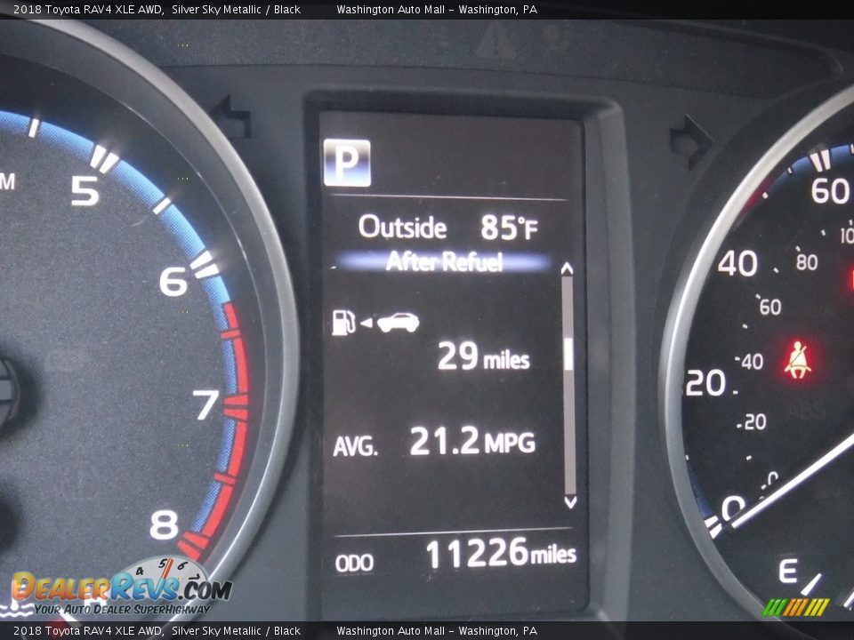 2018 Toyota RAV4 XLE AWD Silver Sky Metallic / Black Photo #30