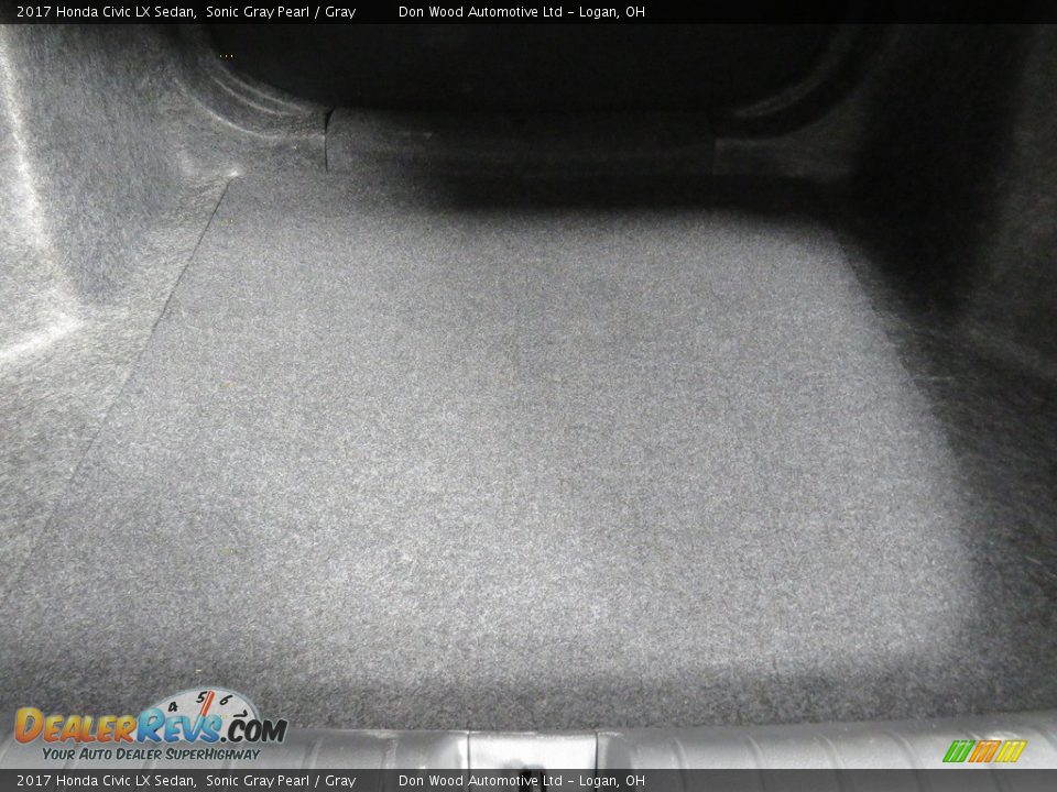 2017 Honda Civic LX Sedan Sonic Gray Pearl / Gray Photo #14