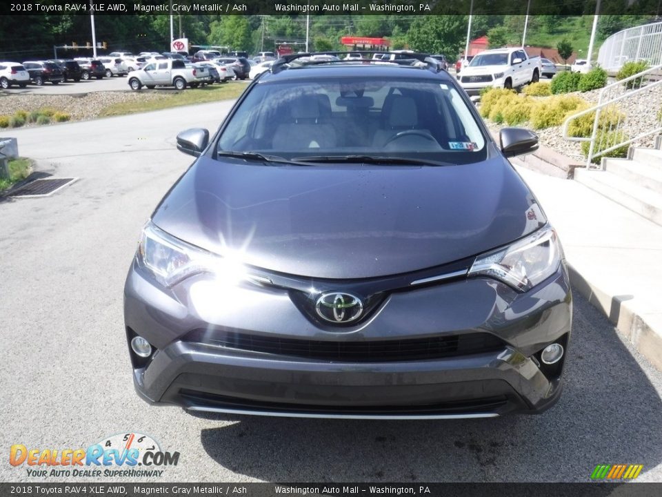2018 Toyota RAV4 XLE AWD Magnetic Gray Metallic / Ash Photo #5