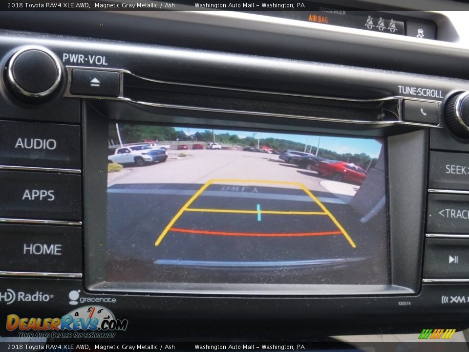 2018 Toyota RAV4 XLE AWD Magnetic Gray Metallic / Ash Photo #18