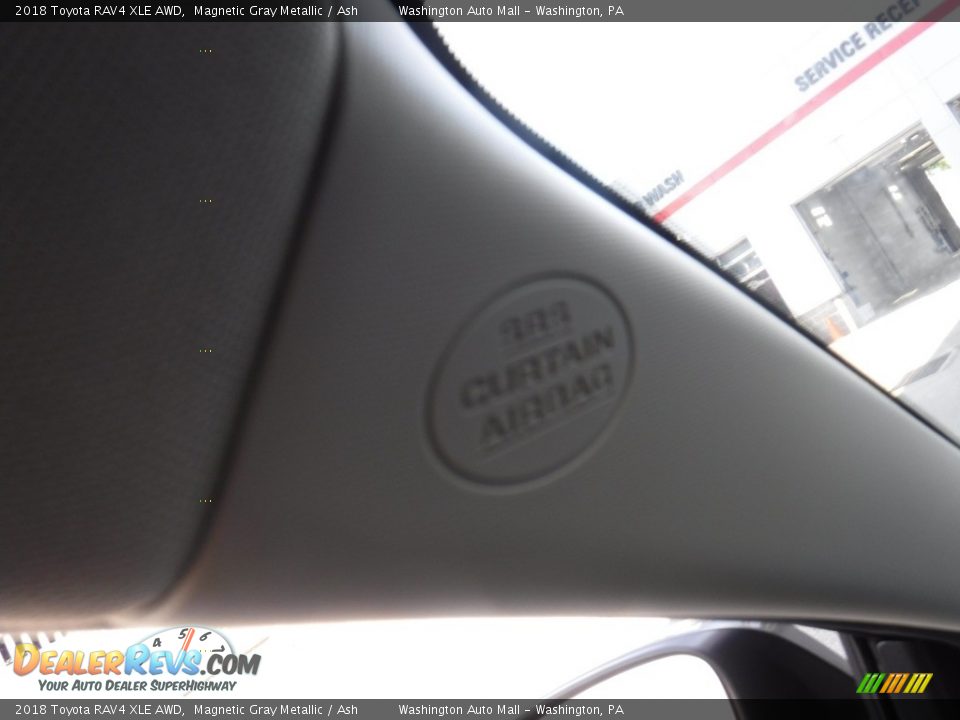 2018 Toyota RAV4 XLE AWD Magnetic Gray Metallic / Ash Photo #21