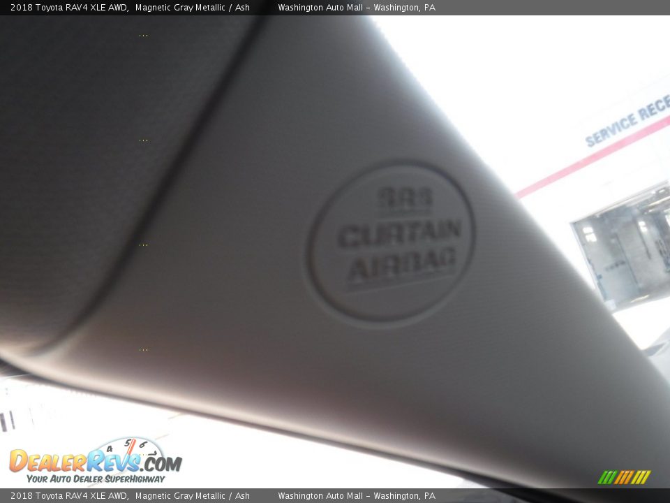 2018 Toyota RAV4 XLE AWD Magnetic Gray Metallic / Ash Photo #22