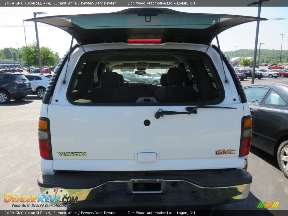 2004 GMC Yukon SLE 4x4 Summit White / Pewter/Dark Pewter Photo #15