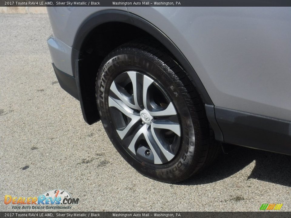 2017 Toyota RAV4 LE AWD Silver Sky Metallic / Black Photo #3