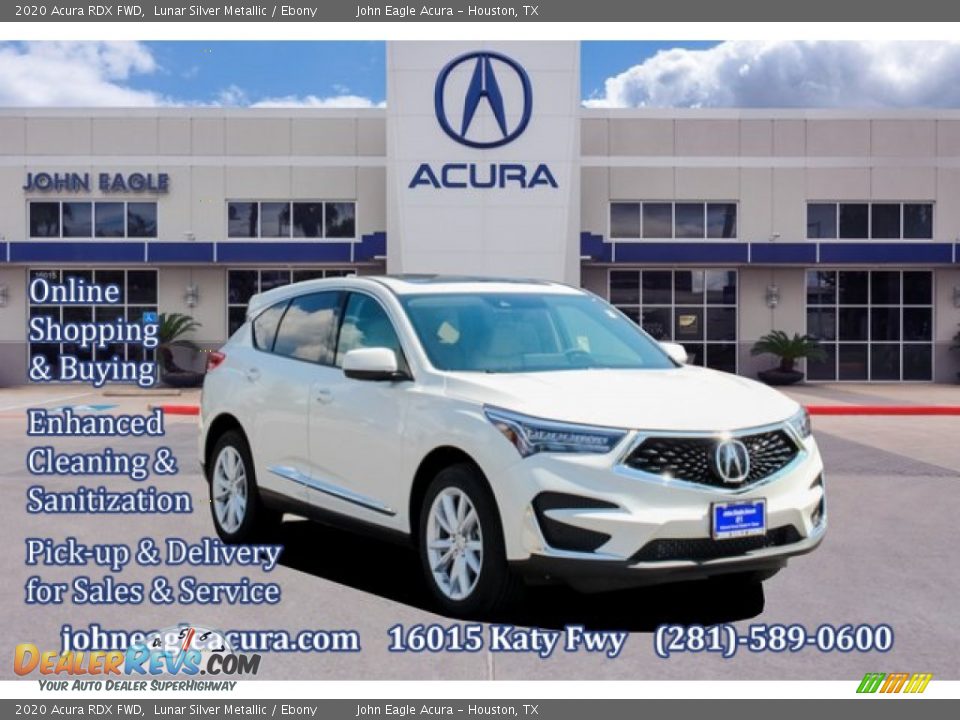 2020 Acura RDX FWD Lunar Silver Metallic / Ebony Photo #1