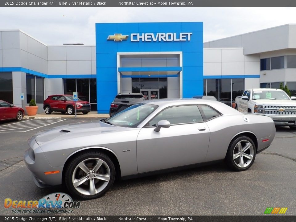 2015 Dodge Challenger R/T Billet Silver Metallic / Black Photo #1