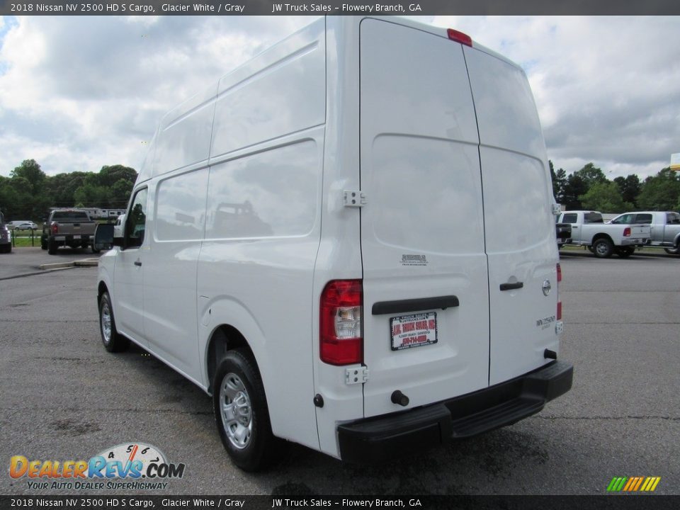 2018 Nissan NV 2500 HD S Cargo Glacier White / Gray Photo #3