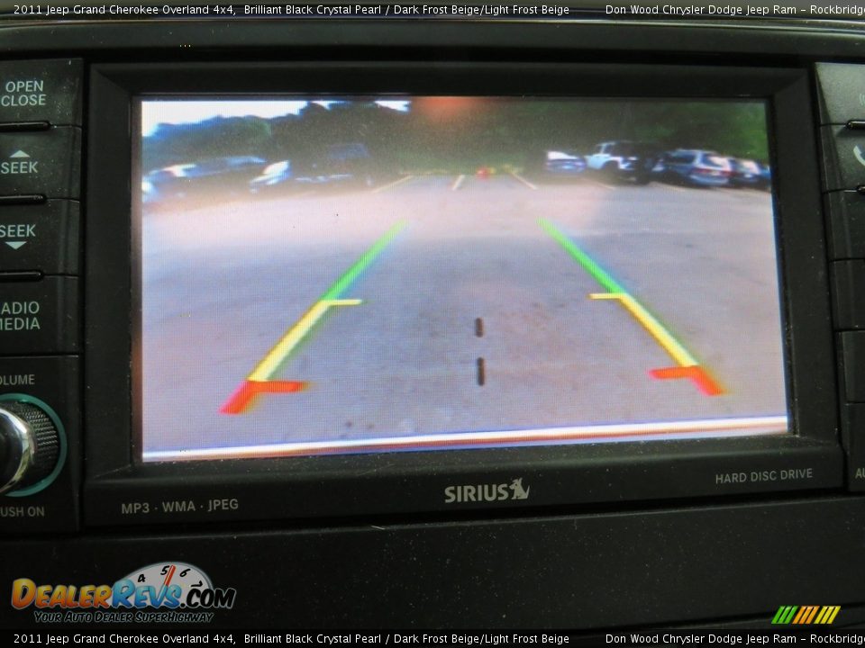 2011 Jeep Grand Cherokee Overland 4x4 Brilliant Black Crystal Pearl / Dark Frost Beige/Light Frost Beige Photo #4