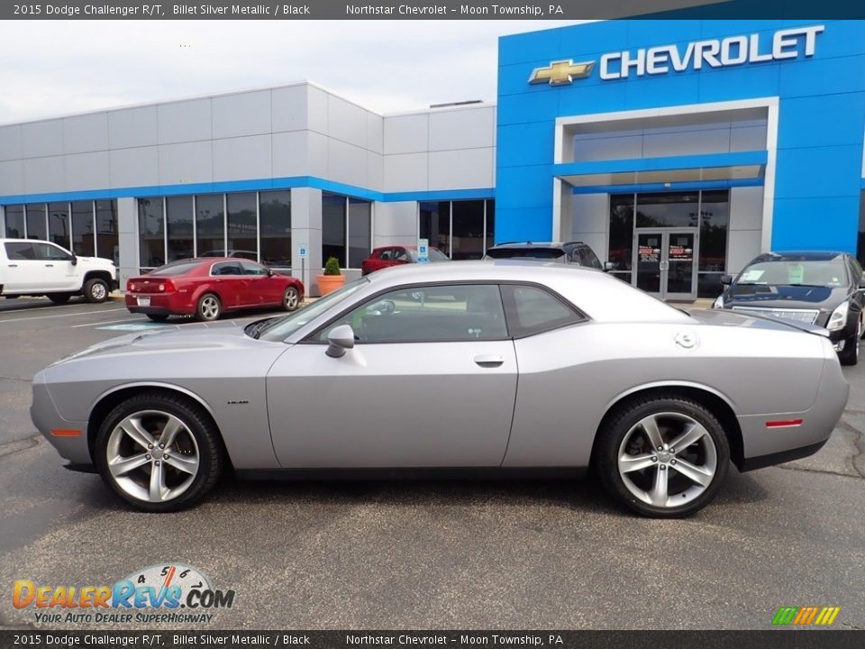 2015 Dodge Challenger R/T Billet Silver Metallic / Black Photo #5