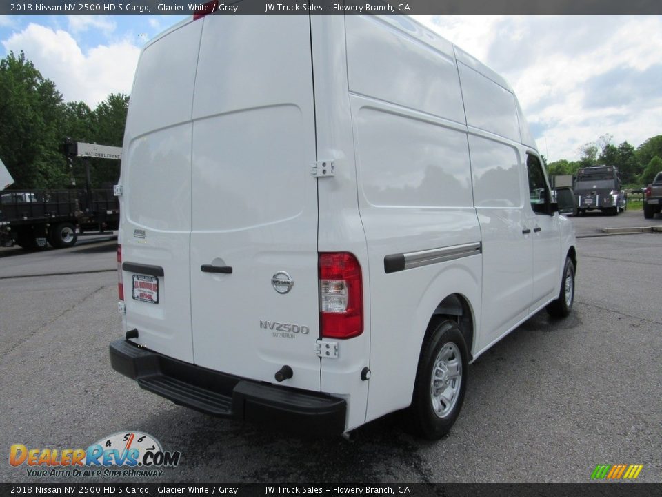 2018 Nissan NV 2500 HD S Cargo Glacier White / Gray Photo #5