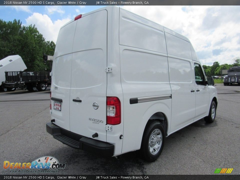 2018 Nissan NV 2500 HD S Cargo Glacier White / Gray Photo #6