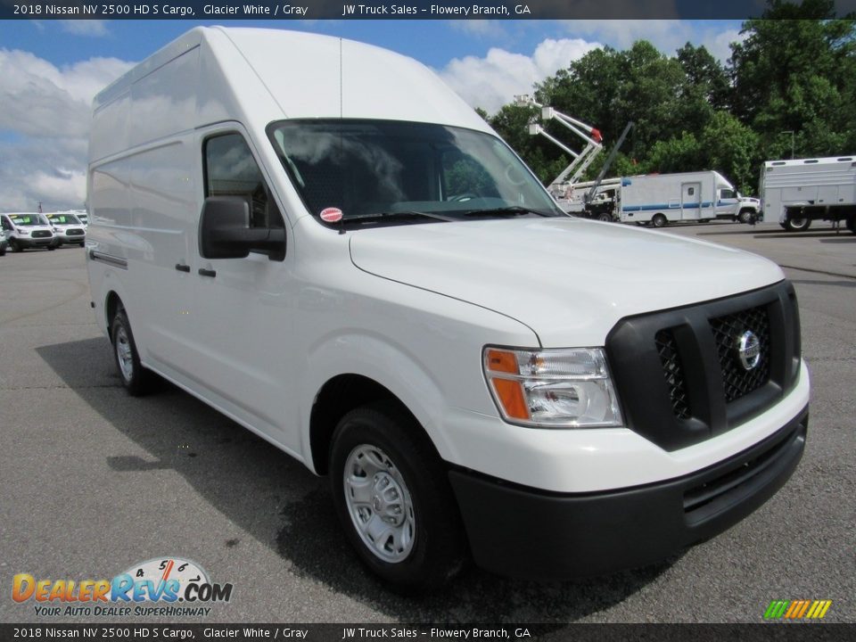 2018 Nissan NV 2500 HD S Cargo Glacier White / Gray Photo #8