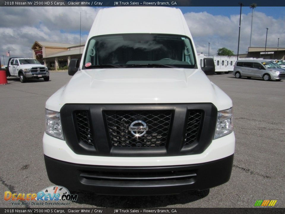 2018 Nissan NV 2500 HD S Cargo Glacier White / Gray Photo #9