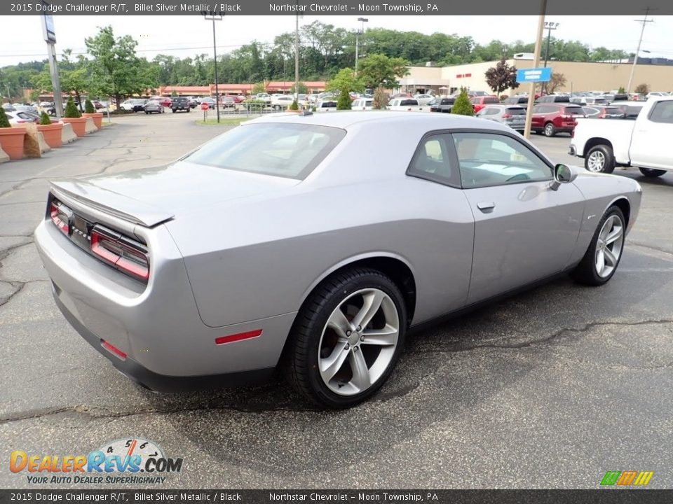 2015 Dodge Challenger R/T Billet Silver Metallic / Black Photo #12