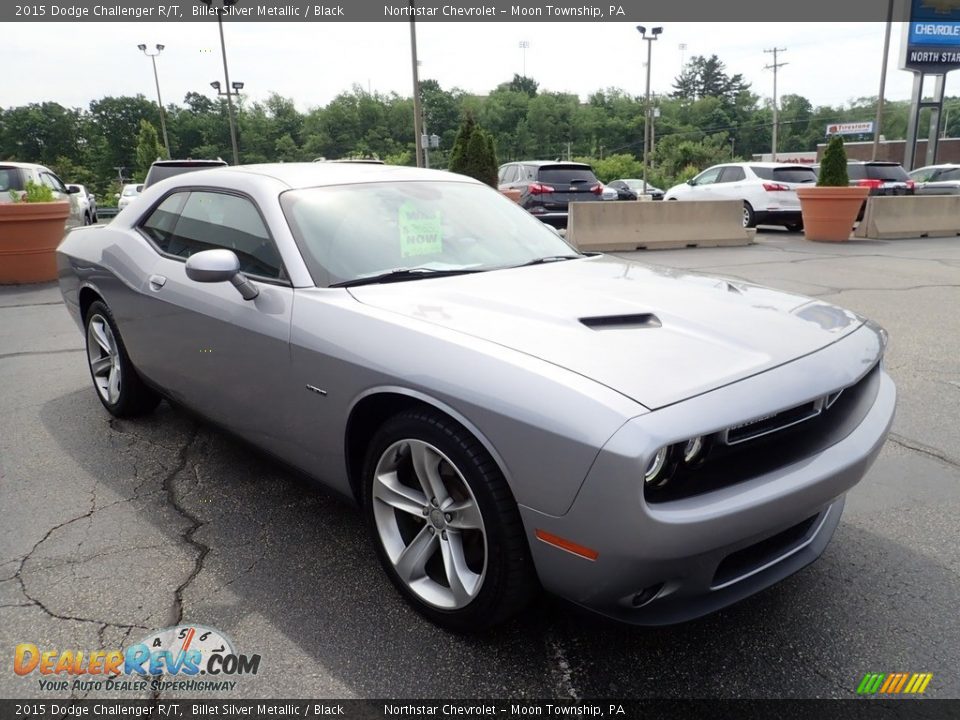 2015 Dodge Challenger R/T Billet Silver Metallic / Black Photo #16