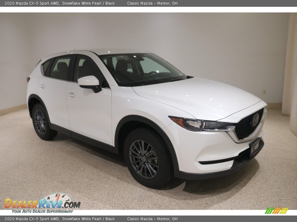 2020 Mazda CX-5 Sport AWD Snowflake White Pearl / Black Photo #1